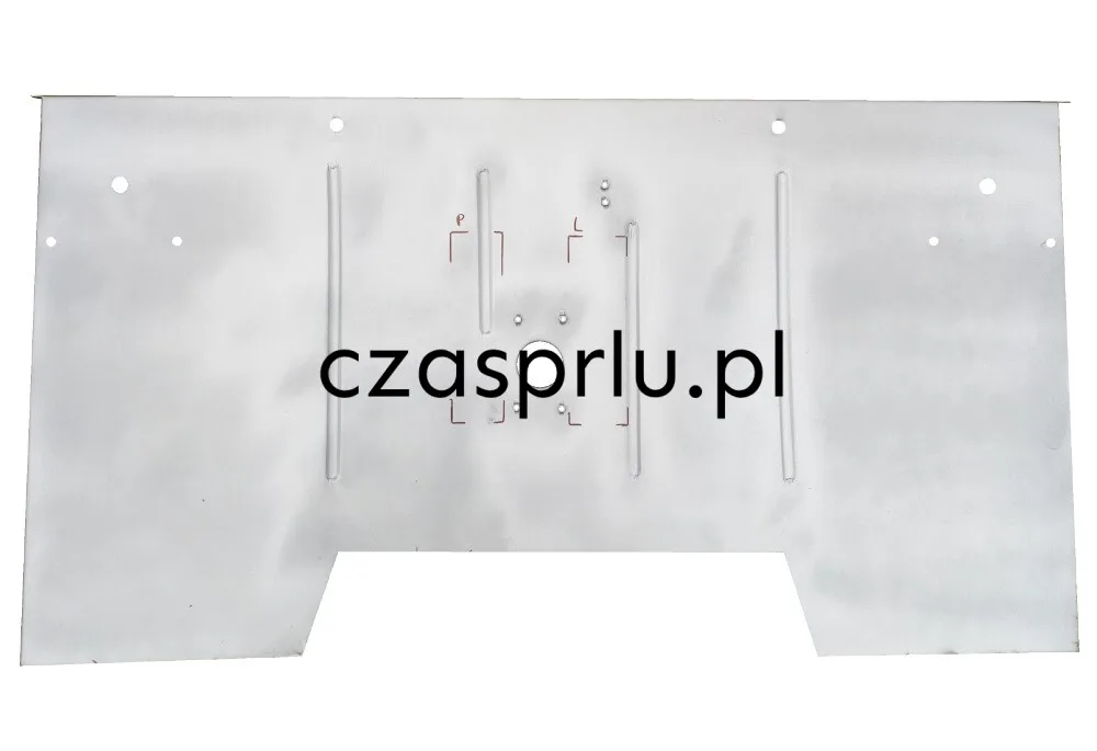 Reperaturka przednia podłogi do Syreny 105 L (LUX), wersja z lewarkiem w podłodze – wykonana z blachy 1 mm na wzór oryginału.