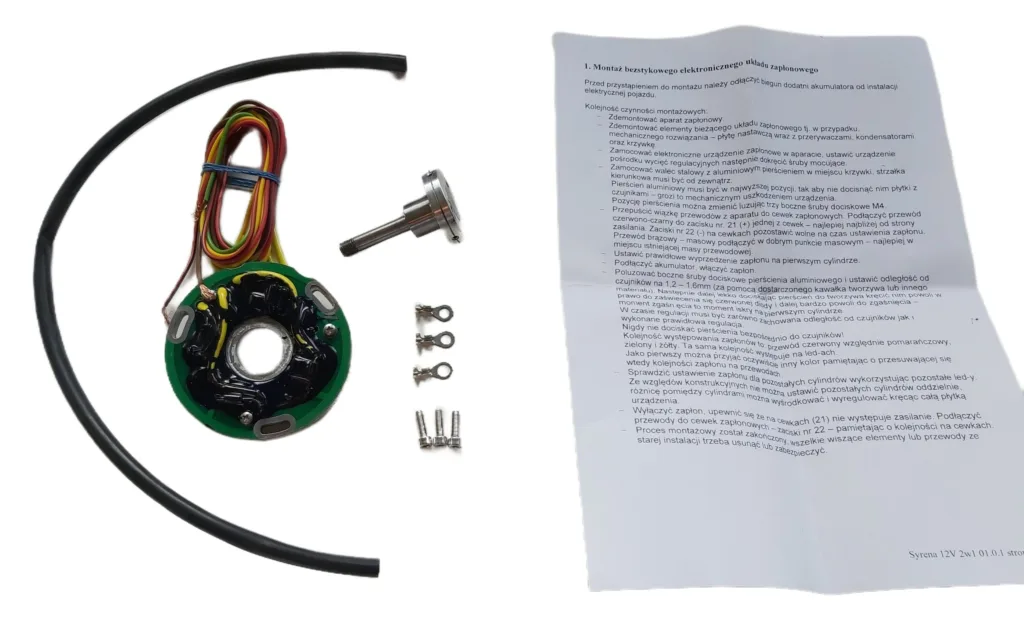 ZAPŁON ELEKTRONICZNY + INSTRUKCJA SYRENA